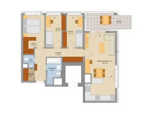 Prodej bytu 4+kk, Praha, Svitákova, 84 m2