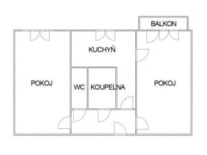 Prodej bytu 2+1, Ostrava - Poruba, Opavská, 58 m2