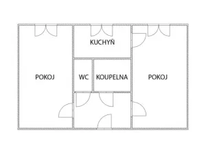 Prodej bytu 2+1, Jirkov, Bedřicha Pacholíka, 50 m2
