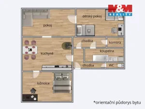 Prodej bytu 3+1, Volary, Náměstí, 96 m2