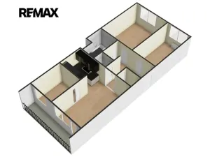 Prodej bytu 4+kk, Praha - Stodůlky, Amforová, 73 m2