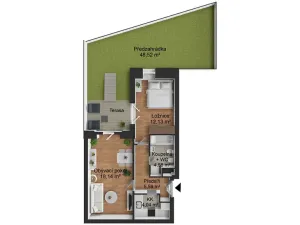 Prodej bytu 2+kk, Praha - Josefov, Maiselova, 97 m2