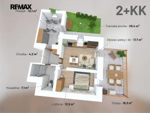 Prodej bytu 2+kk, Svoboda nad Úpou, Nádražní, 54 m2