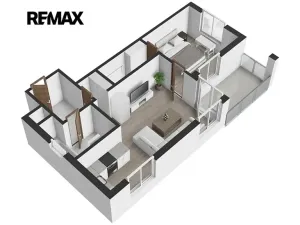 Prodej bytu 2+kk, Praha - Hlubočepy, Hugo Haase, 55 m2