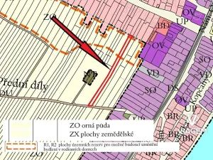 Prodej podílu zahrady, Kostice, 745 m2