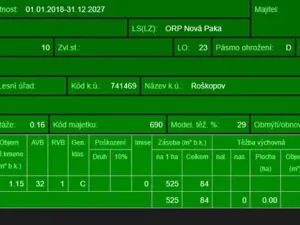 Prodej podílu lesa, Stará Paka, 4610 m2