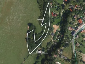 Prodej podílu lesa, Vrchovany, 2042 m2