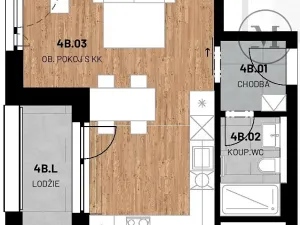Pronájem bytu 1+kk, Strakonice, U Sv. Markéty, 32 m2