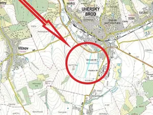 Prodej podílu komerčního pozemku, Uherský Brod, 118 m2