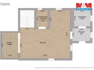 Prodej rodinného domu, Vidice - Chřebřany, 95 m2