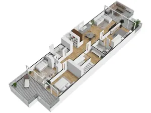 Prodej bytu 4+kk, Čebín, 93 m2