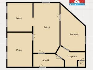 Pronájem bytu 3+1, Rychnov nad Kněžnou, Balbínova, 85 m2