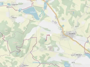 Dražba lesa, Zavlekov, 1331 m2