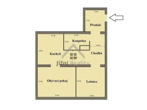 Prodej bytu 2+1, České Budějovice, Vodňanská, 42 m2