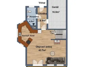 Prodej rodinného domu, Dolní Břežany, K Písnici, 136 m2