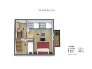 Pronájem chaty, Lipno nad Vltavou, 76 m2