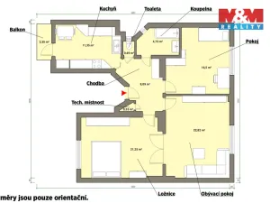 Prodej bytu 3+1, Cheb, Valdštejnova, 86 m2