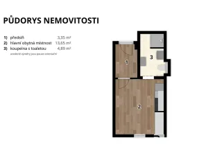 Prodej kanceláře, Pardubice, Josefa Ressla, 22 m2