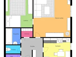 Prodej bytu 2+1, Jindřichův Hradec, Tovární, 73 m2