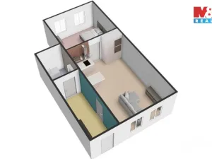 Pronájem bytu 2+kk, Jihlava, Smetanova, 56 m2