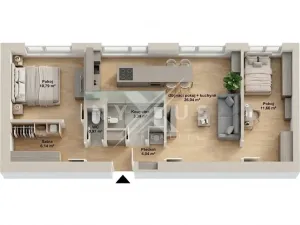 Prodej bytu 3+kk, Praha - Vinohrady, Nad Primaskou, 62 m2