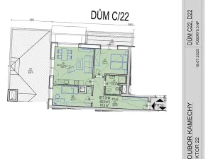 Prodej bytu 3+kk, Brno, Chvalovka, 63 m2