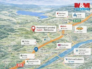 Prodej pozemku pro bydlení, Řehlovice - Habří, 1032 m2