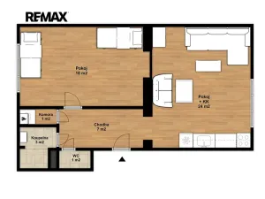 Prodej bytu 2+kk, Přehýšov, 54 m2