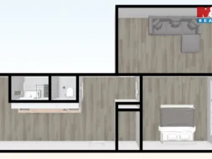 Prodej bytu 2+1, Kadaň, Na Podlesí, 56 m2