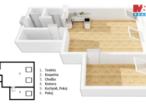 Pronájem bytu 2+kk, Trutnov - Střední Předměstí, Spojenecká, 75 m2