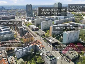 Pronájem bytu 3+1, Praha - Nusle, Na Pankráci, 89 m2