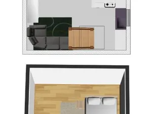 Pronájem bytu 2+kk, Brno - Černovice, Řehořova, 26 m2