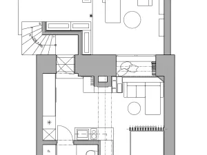 Pronájem bytu 1+kk, Praha - Nusle, Oldřichova, 28 m2