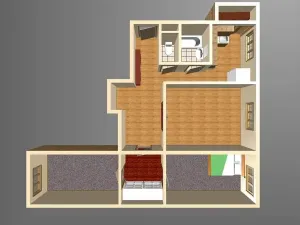 Pronájem pokoje, Praha - Vršovice, Norská, 10 m2