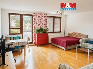 Pronájem bytu 1+kk, Praha - Podolí, Dvorecká, 50 m2
