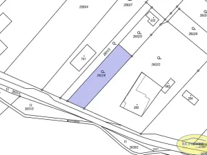 Prodej zahrady, Roštín, 548 m2