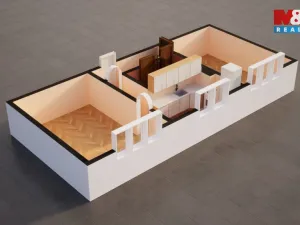 Prodej bytu 2+1, Teplice - Řetenice, V břízkách, 49 m2