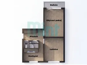 Prodej bytu 2+1, Ostrava, Jižní, 51 m2