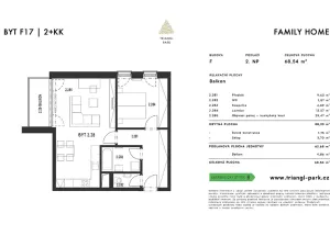 Prodej bytu 2+kk, Plzeň, Borská, 64 m2