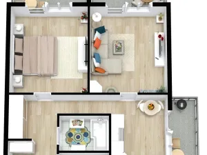 Prodej bytu 2+1, Nový Bor, Svojsíkova, 56 m2