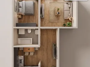 Prodej bytu 2+1, Brno, Bayerova, 50 m2