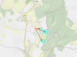 Prodej louky, Zdobín, 145881 m2