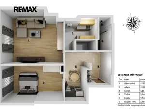 Prodej bytu 2+1, Praha - Košíře, Vrchlického, 60 m2
