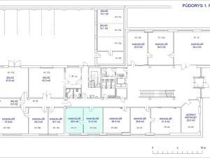 Pronájem kanceláře, Brno, Vídeňská, 39 m2