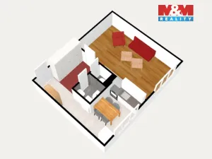 Prodej bytu 1+1, Nová Role, Svobodova, 39 m2