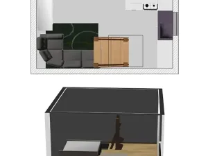 Pronájem bytu 2+kk, Brno, Řehořova, 26 m2