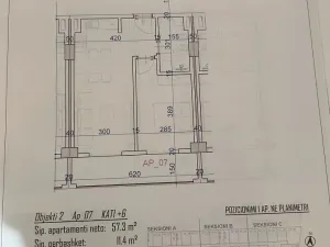 Prodej bytu 1+kk, Rruga Viena, Golem, Albánie, 37 m2