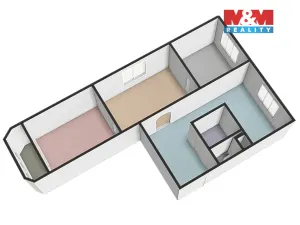 Prodej bytu 3+1, Karviná - Mizerov, Na Kopci, 60 m2