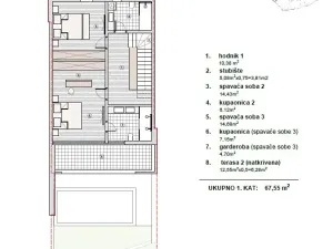 Prodej rodinného domu, Vodice, Chorvatsko, 164 m2