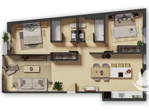 Prodej bytu 3+kk, Palma de Mallorca, Španělsko, 77 m2